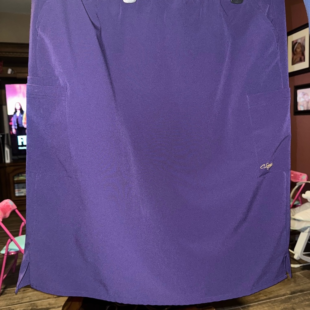 Purple C Saucy scrub skirt